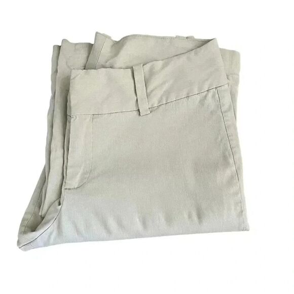 Ellemenno Mid Rise Ivory Wide Leg Y2K Trousers Casual
Women’s Pants SZ 9 #1278 - Picture 6 of 12